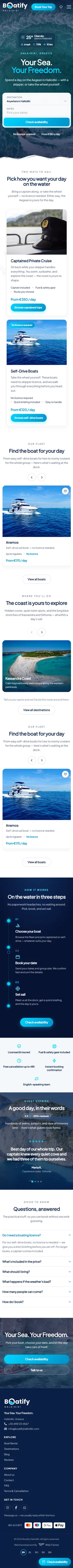 Boatify Halkidiki